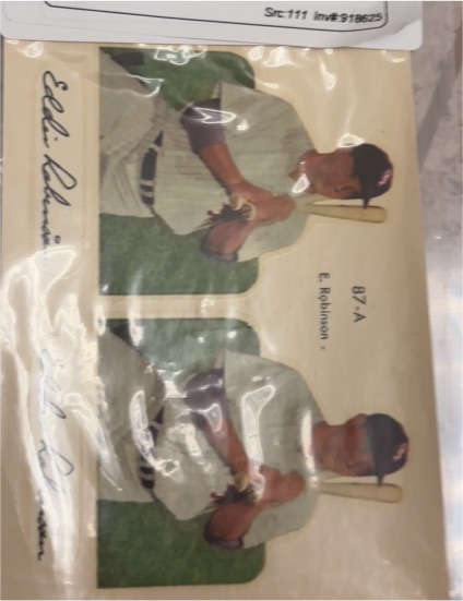 1940 Unknown #87-A Eddie Robinson — front