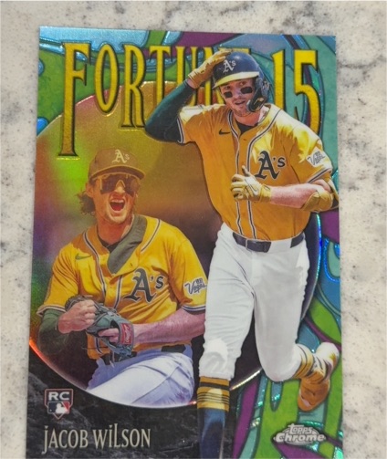 2025 Topps Chrome Update #F15-18 Jacob Wilson — front