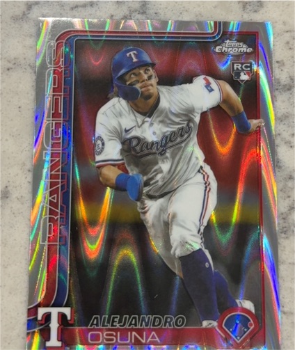 2025 Topps Chrome Update #US10 Alejandro Osuna — front