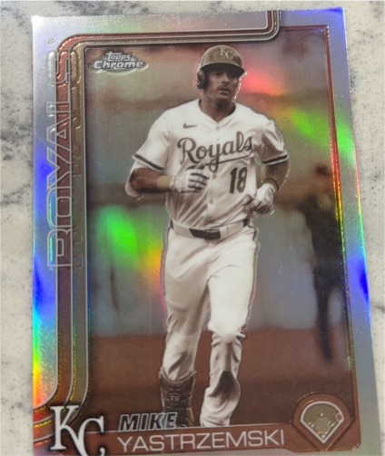 2025 Topps Chrome Pro Debut Mike Yastrzemski — front