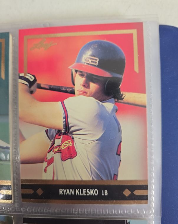 1991 Leaf Gold Rookies #BC21 Ryan Klesko — front