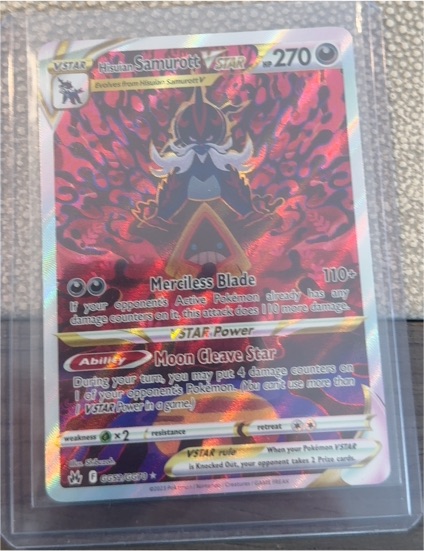 2023 Pokemon Sword & Shield Crown Zenith #GG52 Hisuian Samurott VSTAR — front