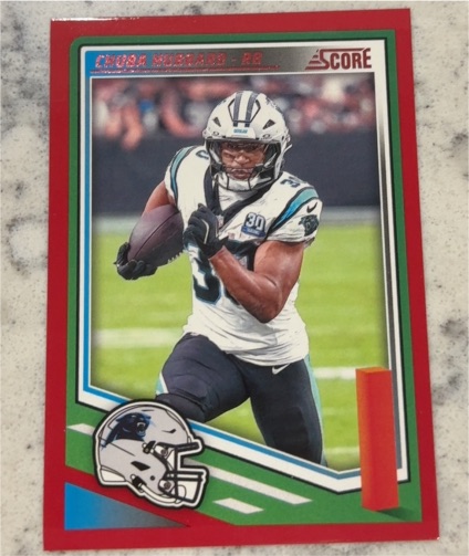 2025 Panini Score #258 Chuba Hubbard — front