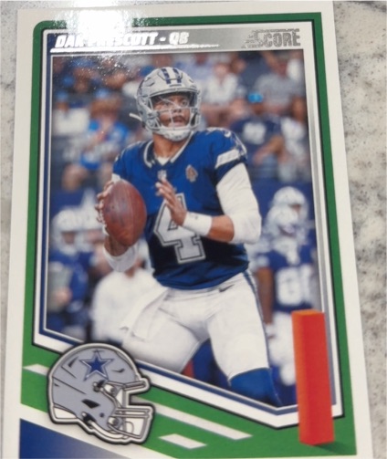 2025 Panini Score #2 Dak Prescott — front