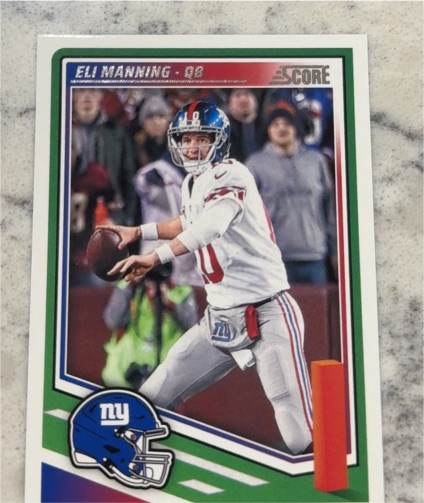 2025 Panini Score #78 Eli Manning — front