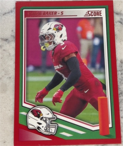 2025 Panini Score #77 Budda Baker — front