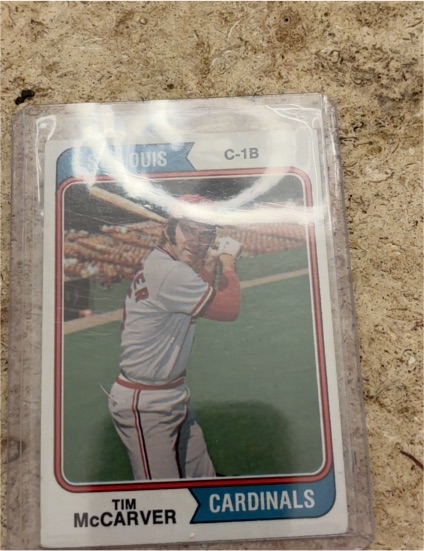 1974 Topps #520 Tim McCarver — front