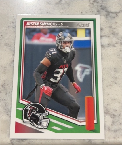 2025 Panini Score #240 Justin Simmons — front