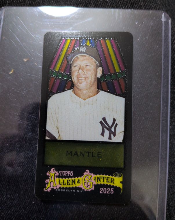 2025 Topps Allen & Ginter #19 Mickey Mantle — front