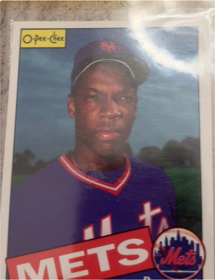 1986 O-Pee-Chee #709 New York Mets — front