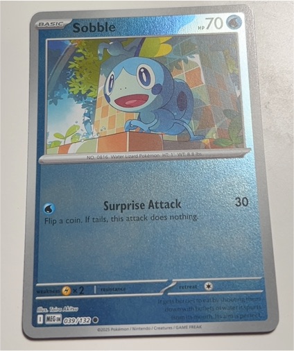 2025 Pokémon ME01: Mega Evolution #039 Sobble — front