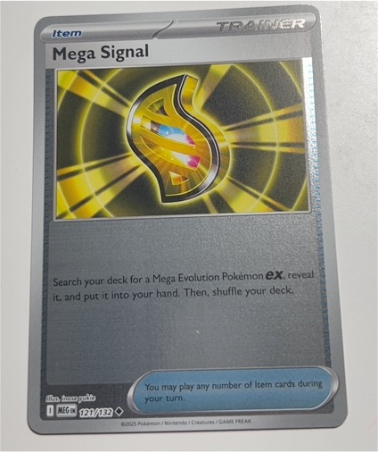 2025 Pokémon ME01: Mega Evolution #121 Mega Signal — front