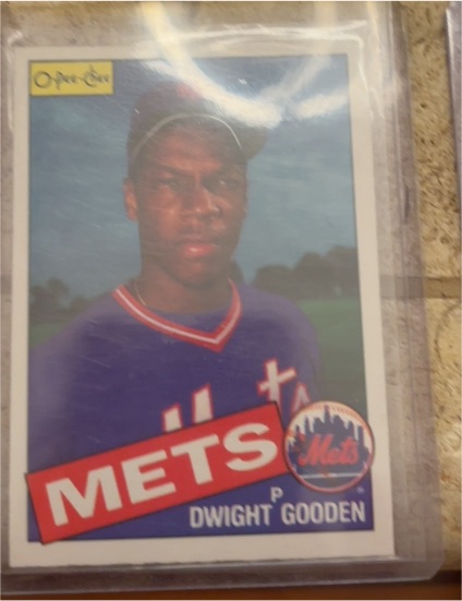 1985 O-Pee-Chee #41 Dwight Gooden — front