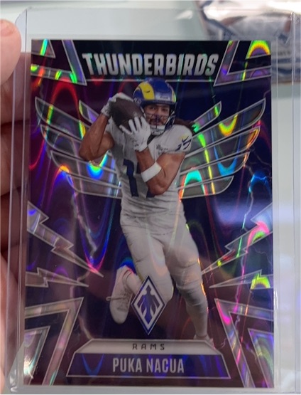 2025 Panini Phoenix #30 Puka Nacua Thunderbirds Silver — front