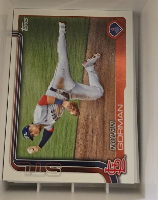 2025 Topps #510 Nolan Gorman — front
