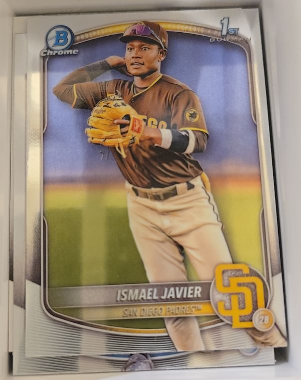 2025 Bowman Chrome Prospects #BCP-52 Ismael Javier — front