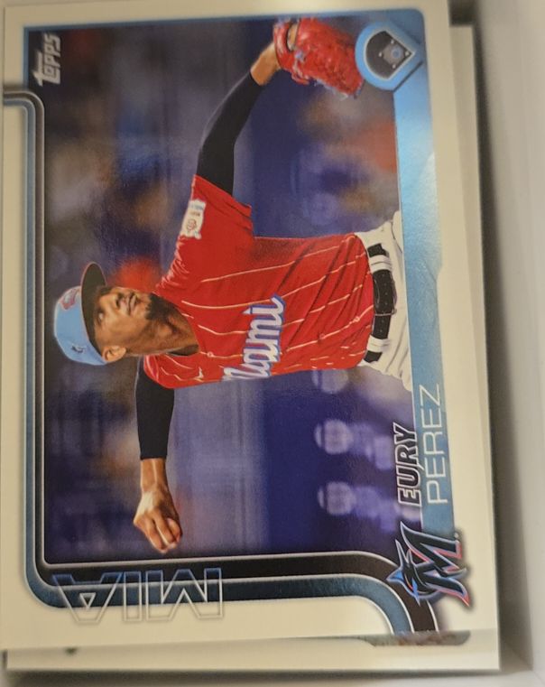 2025 Topps Series 2 #487 Eury Perez — front