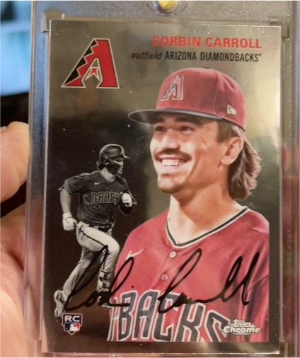 2023 Topps Chrome Platinum Anniversary #350 Corbin Carroll — front