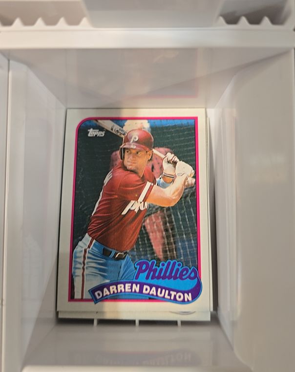 1989 Topps #187 Darren Daulton — front
