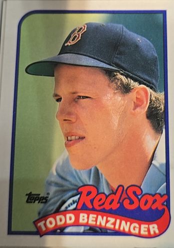 1989 Topps #493 Todd Benzinger — front