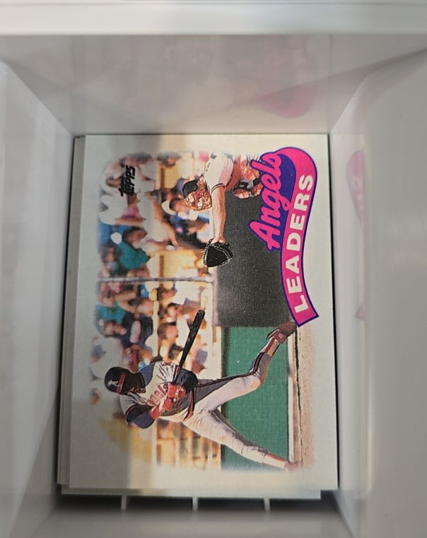 1989 Topps #51 Angels Leaders — front