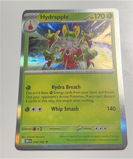 2023 Pokémon SV10: Destined Rivals #018 Hydrapple — front