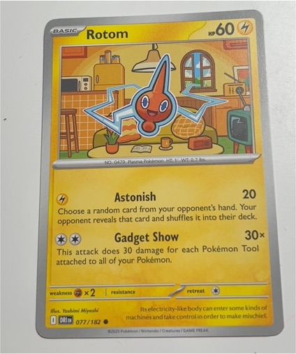 2025 Pokémon SV10 Destined Rivals #077 Rotom — front