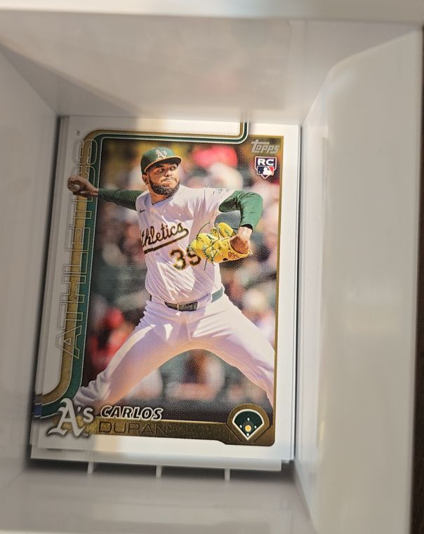 2025 Topps Update #US1 Carlos Duran — front