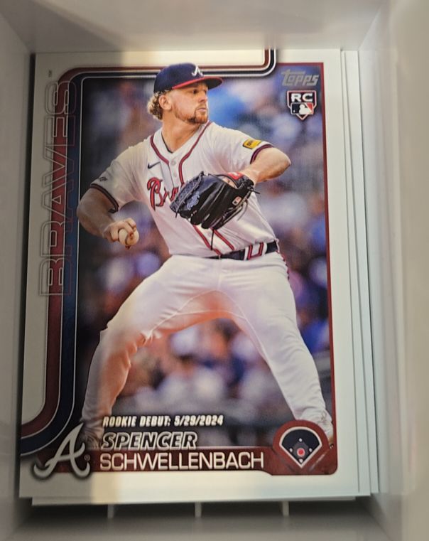 2025 Topps Chrome Update #USC132 Spencer Schwellenbach — front