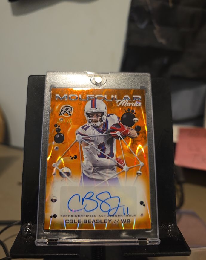 2024 Topps Resurgence Molecular Marks #MM-CB Cole Beasley — front