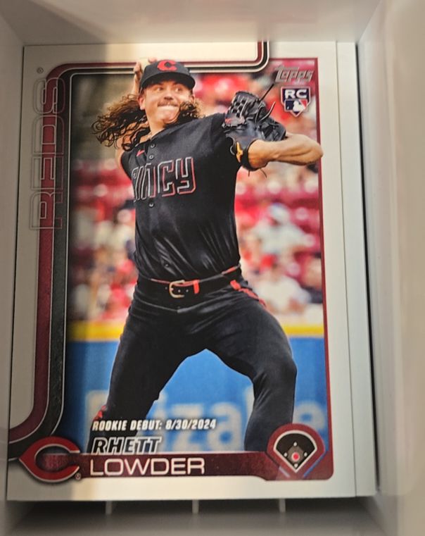 2025 Topps Update #US318 Rhett Lowder — front