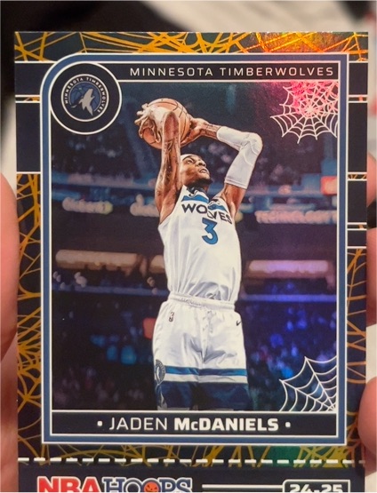 2024-25 Panini Haunted Hoops #158 Jaden McDaniels — front