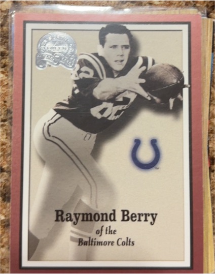 2000 Fleer Greats of the Game #22 Raymond Berry — front