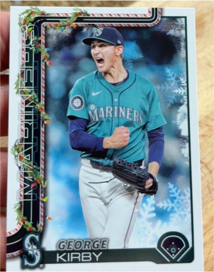 2025 Topps Holiday #H5 George Kirby — front