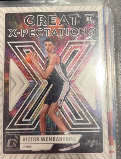 2023-24 Donruss #10 Victor Wembanyama Great X-Pectations — front