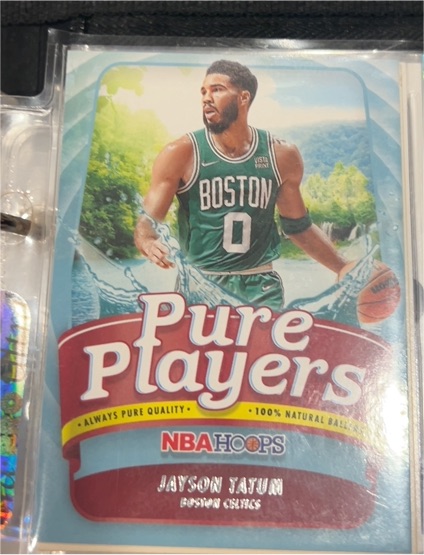 2022-23 Panini NBA Hoops #9 Jayson Tatum Pure Players — front