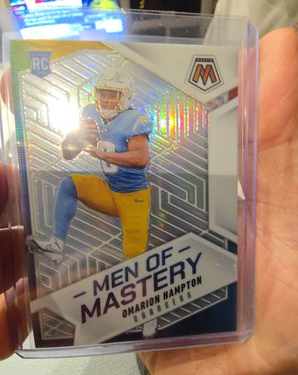 2025 Panini Mosaic #16 Omarion Hampton — front