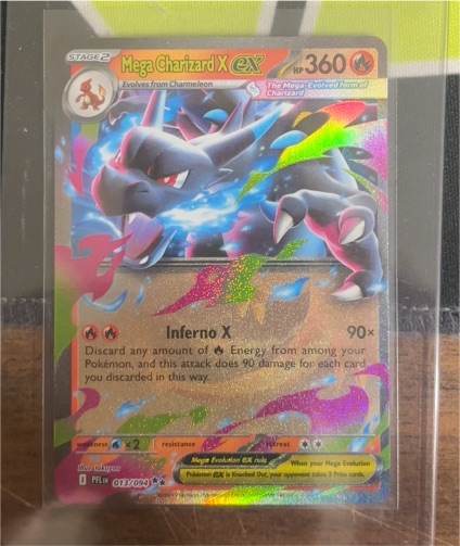 2013 Pokémon TCG #013 Mega Charizard X EX Phantasmal Flames — front