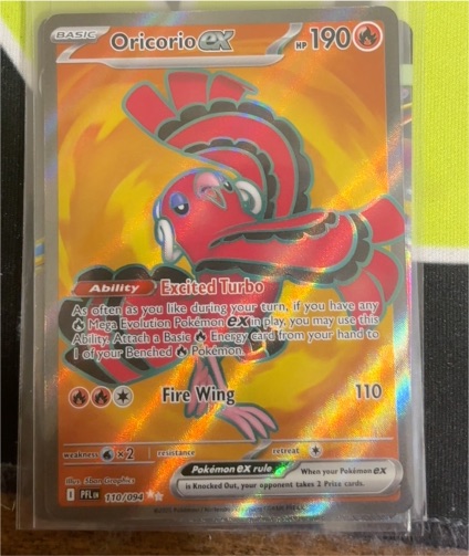 2015 Pokemon XY Phantasmal Flames #110 Oricorio ex — front