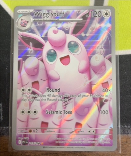 2025 Pokémon TCG Phantasmal Flames #105 Wigglytuff — front