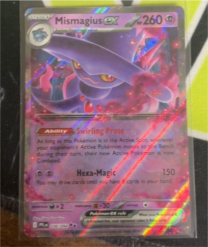 2023 Pokemon ME02: Phantasmal Flames #036/094 Mismagius ex — front