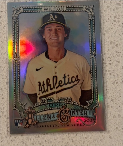 2025 Topps Allen & Ginter Chrome #105 Jacob Wilson — front