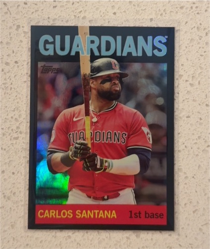 2025 Topps Archives #7 Carlos Santana — front