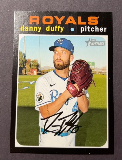 2020 Topps Heritage #615 Danny Duffy — front
