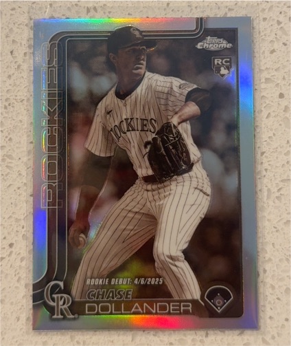 2025 Topps Chrome #US259 Chase Dollander — front