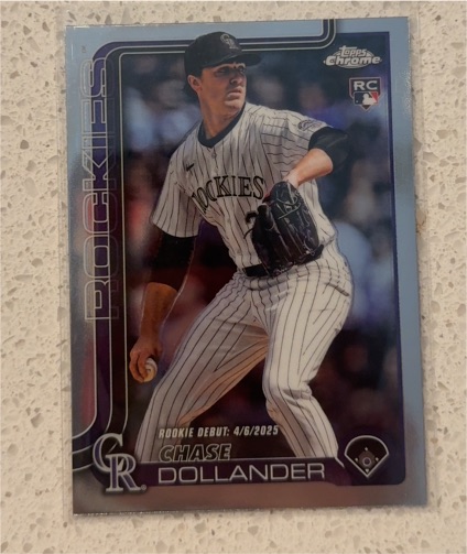 2025 Topps Chrome Update #US259 Chase Dollander — front