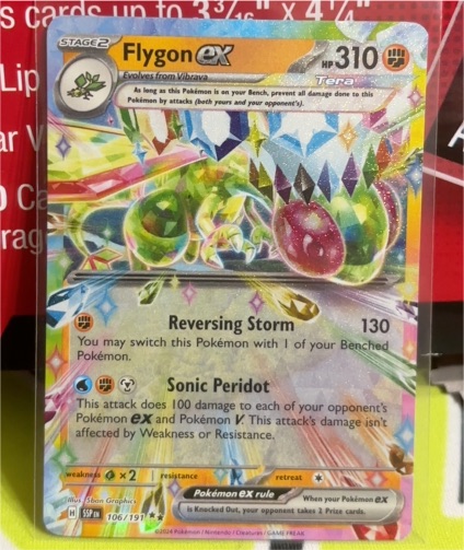 2024 Pokémon SV08: Surging Sparks #106 Flygon ex — front