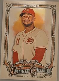 2025 Topps Allen & Ginter #188 Hunter Greene — front