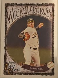 2025 Topps Allen & Ginter #WC-5 Barry Zito Wicked Curves — front