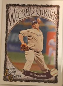 2025 Topps Allen & Ginter #WC-25 CC Sabathia Wicked Curves — front